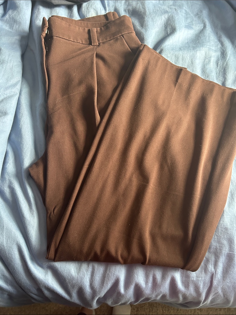 LOFT Women's Brown Dress Pants - Straight Leg